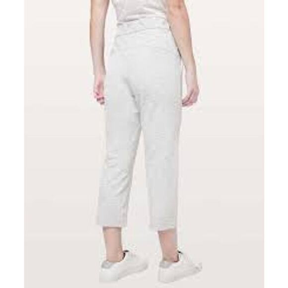 Lululemon On The Fly Pant 28" Straight Leg Wee Are From Space Nimbus Ice Grey 12 - Picture 4 of 10